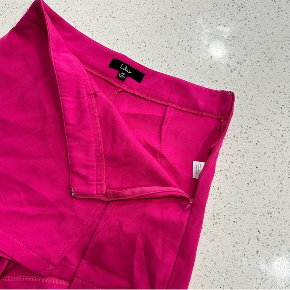Lulus Adoring Style Fuchsia High-Waisted Skort sz XS - Picture 4 of 10